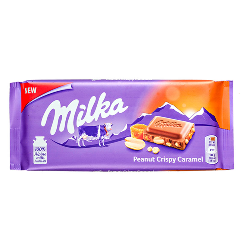 Milka на белом фоне