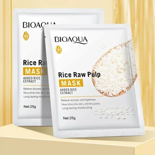 Маска для лица Bioaqua BQY93752 омолаживающая с экстрактом риса в магазине milli.com.ru
