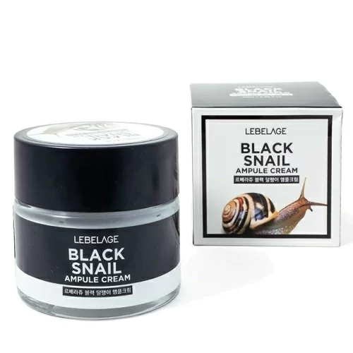 Крем для лица Lebelage Black Snail 70г в магазине milli.com.ru