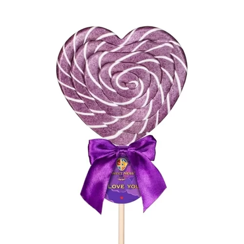 Леденец Sweet Ness Сердце со вкусом ежевики 120г в магазине milli.com.ru