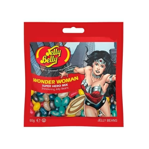Драже жевательное Jelly Belly Super Hero Wonder Woman 60г в магазине milli.com.ru