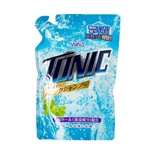 Охлаждающий шампунь 2в1 Nihon Wins rinse in tonic shampoо 400мл в магазине milli.com.ru