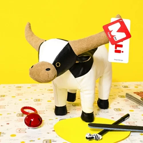 Мягкая игрушка Milli Leather Bull 30см в магазине milli.com.ru