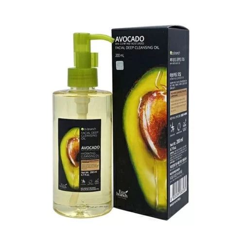 Гидрофильное масло Eco Branch Facial Deep для глубокого очищения лица авокадо в магазине milli.com.ru