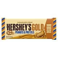 Шоколад Hersheys Gold peanuts and pretzels 39г 
