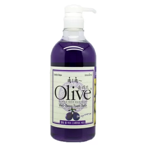 Пена для ванны/гель для душа Imselene Olive well-being foam bath grape seed 750мл в магазине milli.com.ru