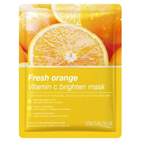 Маска для лица Bioaqua Fiber Fresh Orange BQY81242 в магазине milli.com.ru