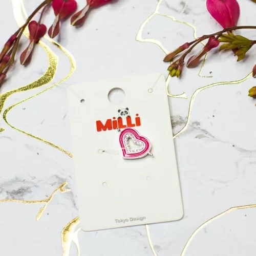 Кулон Milli Heart Pink в магазине milli.com.ru