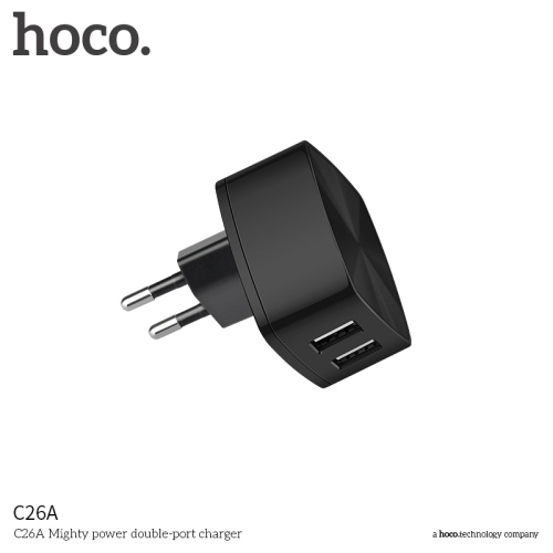 Сетевое зарядное устройство Hoco C26a в магазине milli.com.ru фото 2