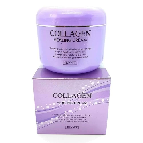 Крем для лица Jigott Collagen Healing 100мл в магазине milli.com.ru