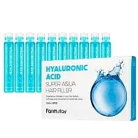 Филлер для волос Farm Stay Hyaluronic Acid Super Aqua 13мл 