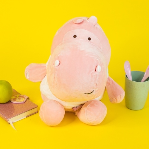 Мягкая игрушка Milli Leyan Hippo 30см розовая в магазине milli.com.ru фото 2