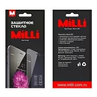 Защитное стекло Milli iPhone 7 plus/8 plus 0,2мм 3D черное 