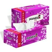 Салфетки бумажные Maneki Sakura 2 слоя 250шт 