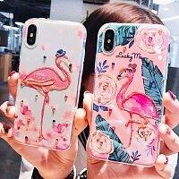 Чехол iPhone X Milli Фламинго Lucky 