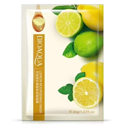 Маска для лица Bioaqua Eco Lemon Nourishing BQY2713 в магазине milli.com.ru