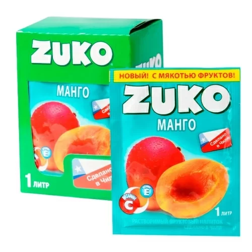 Растворимый напиток Zuko Манго в магазине milli.com.ru