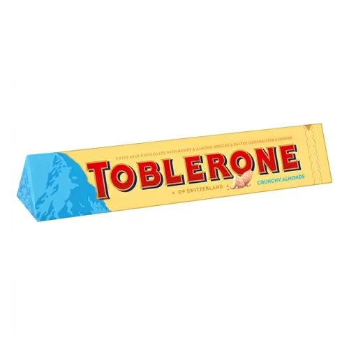 Шоколад Toblerone Crunchy almonds 100г в магазине milli.com.ru