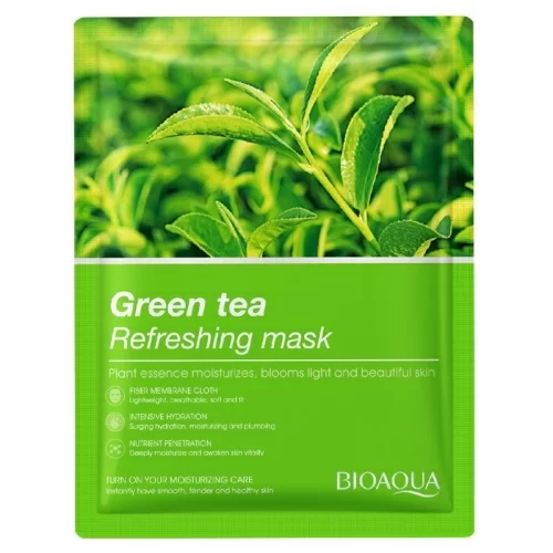 Маска для лица Bioaqua Fiber Green Tea BQY81662 в магазине milli.com.ru