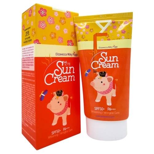 Солнцезащитный крем Elizavecca Milky Piggy Sun Cream SPF50+PA+++ 50мл в магазине milli.com.ru