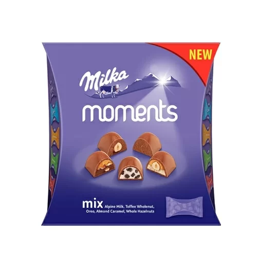 Шоколадные конфеты Milka moments мини Орео 92г в магазине milli.com.ru