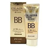 Тональный крем BB 3W Clinic Collagen&Luxury Gold 50мл 