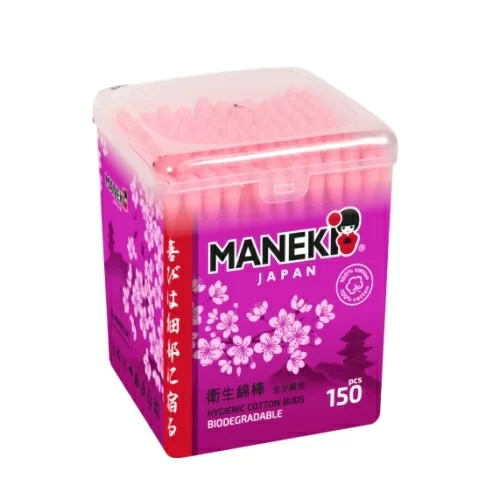 Палочки ватные косметические Maneki Sakura 150шт в магазине milli.com.ru