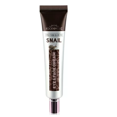 Крем для лица Foodaholic Snail Eye and Face Cream 40мл в магазине milli.com.ru