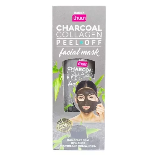 Маска-пленка для лица Banna Charcoal Collagen 120мл в магазине milli.com.ru