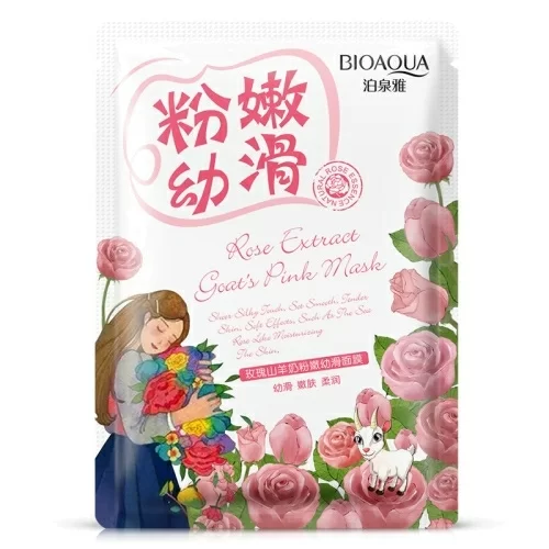 Маска для лица Bioaqua Girl Rose Extract BQY7441 в магазине milli.com.ru