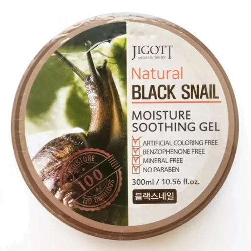 Гель для лица и тела Jigott Natural Black Snail 300ml в магазине milli.com.ru