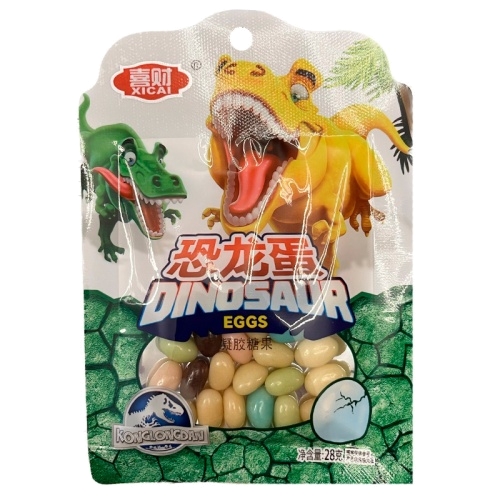 Драже Xicai Dinosaur Eggs фруктовое 28г в магазине milli.com.ru
