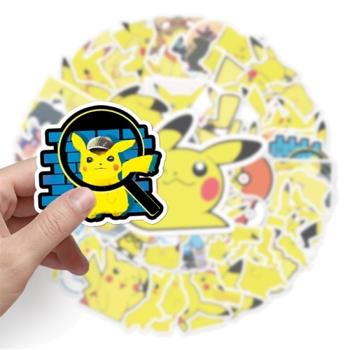 Стикеры наклейки Milli Пикачу Pikachu 54шт в магазине milli.com.ru фото 2