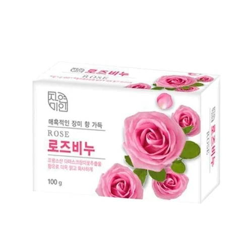 Мыло MKH успокаивающее и увлажняющее с экстрактом дамасской розы 100г в магазине milli.com.ru