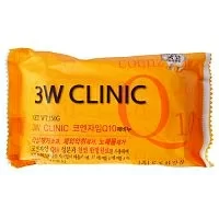 Мыло кусковое 3W Clinic Коэнзим/Антивозрастное Q10 Dirt Soap 150г 