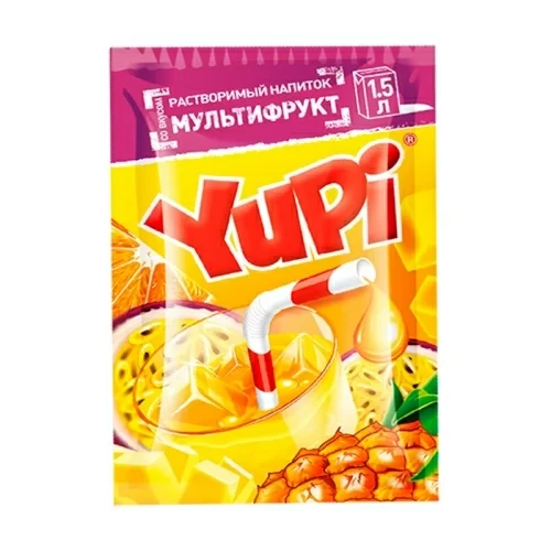 Растворимый напиток Yupi Мультифрукт в магазине milli.com.ru