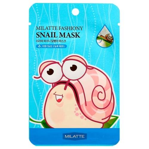 Маска для лица Milatte Fashiony Mask Snail в магазине milli.com.ru