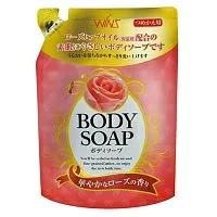 Крем-мыло для тела Nihon Wins розовое масло 400мл 