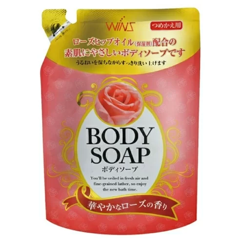 Крем-мыло для тела Nihon Wins розовое масло 400мл в магазине milli.com.ru