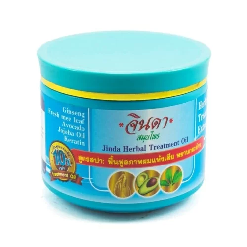 Маска для волос Jinda Herb Treatment Oil Blue Pack 400мл в магазине milli.com.ru