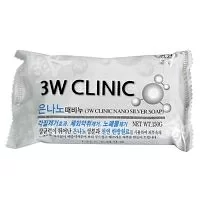 Мыло кусковое 3W Clinic Серебро Nano Silver Soap 150г 