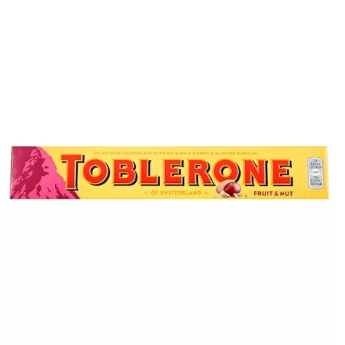 Шоколад Toblerone Fruit&Nut 100г в магазине milli.com.ru