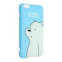 Чехол iPhone 6/6S Milli Babe Bears голубой 