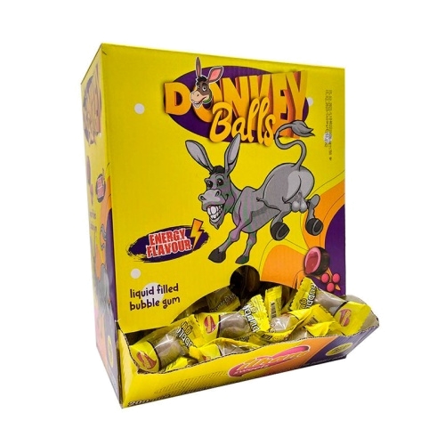 Жевательная резинка Ilham Sweets Donkey Balls с жидким центром 3.5г в магазине milli.com.ru