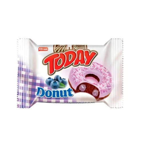 Кекс Today Donut Blueberry 40г в магазине milli.com.ru