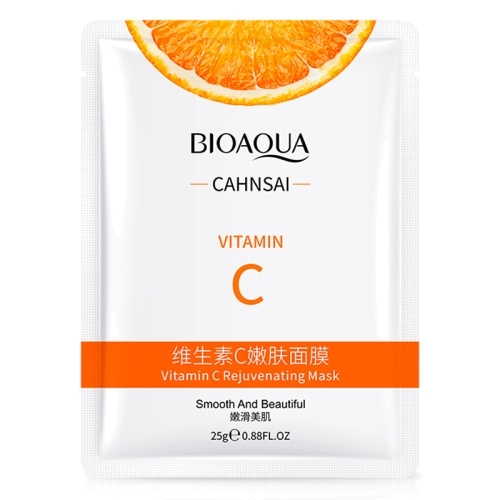 Маска для лица Bioaqua Cahnsai Vitamin C BQY66690 в магазине milli.com.ru