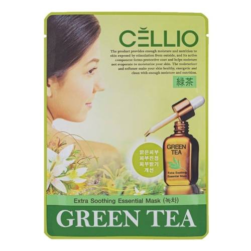 Маска для лица Cellio Green Tea в магазине milli.com.ru