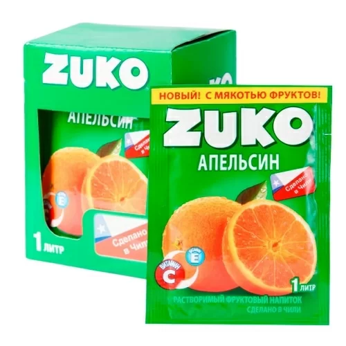 Растворимый напиток Zuko Апельсин в магазине milli.com.ru