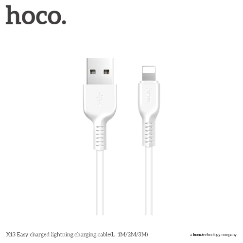 Кабель Lightning Hoco X13 1m белый в магазине milli.com.ru фото 2