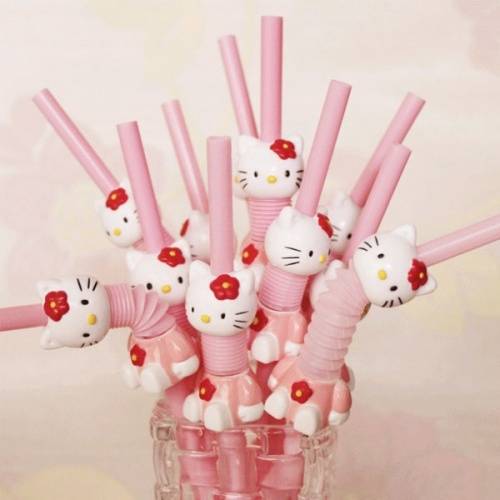 Трубочка Hello Kitty  в магазине milli.com.ru